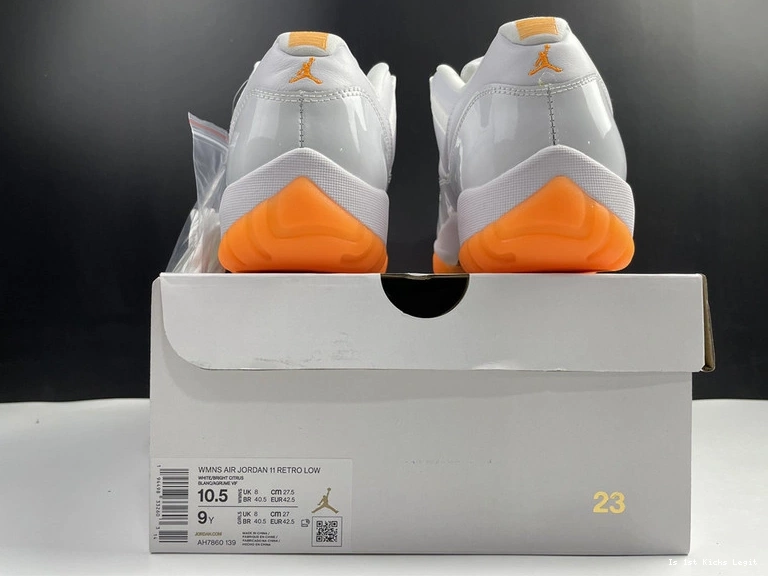 Low  WMNS Jordan 11 “Citrus Air AH7860-139 0904